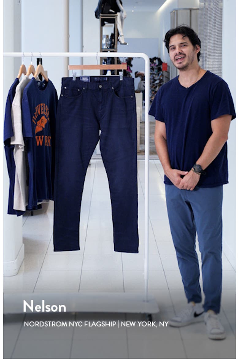 Sullivan Slim Tapered Leg Knit Five Pocket Pants video