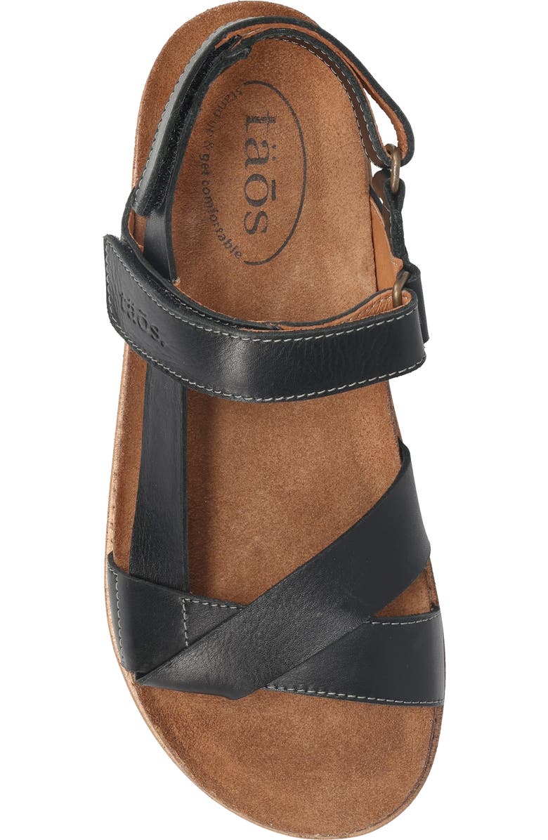 Taos Sideways Sandal, Alternate, color, Black