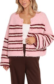 Petal & Pup Albertine Bouclé Crop Cardigan