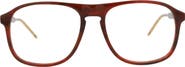 Gucci 55mm Aviator Optical Glasses
