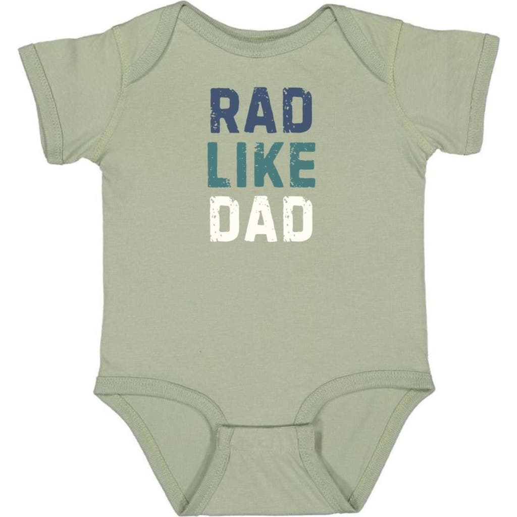 Sweet Wink Rad Like Dad Short Sleeve Bodysuit In Sage