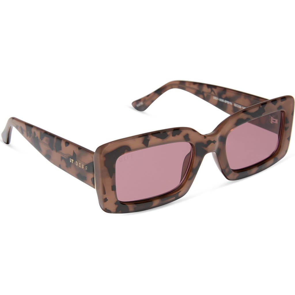 Diff Katie 52mm Gradient Rectangle Sunglasses