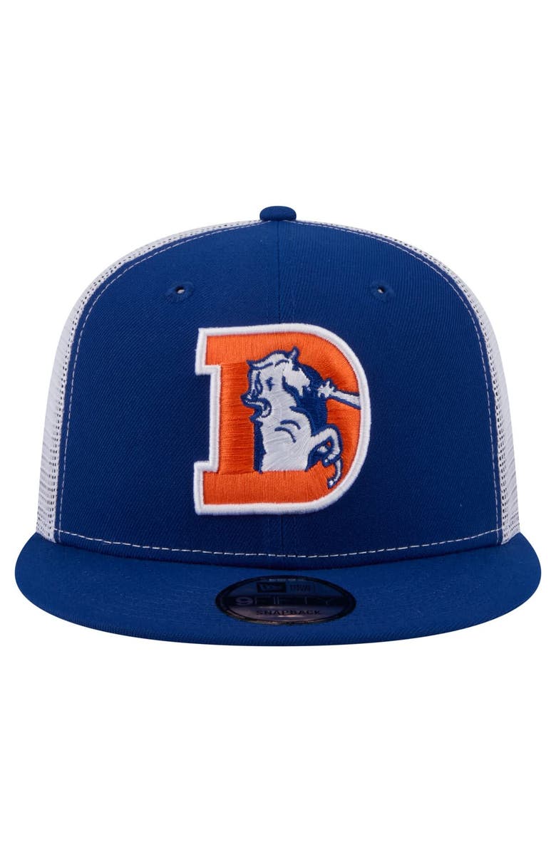New Era Men's New Era  Royal Denver Broncos Core Team 9FIFTY Trucker Snapback Hat, Alternate, color, Royal