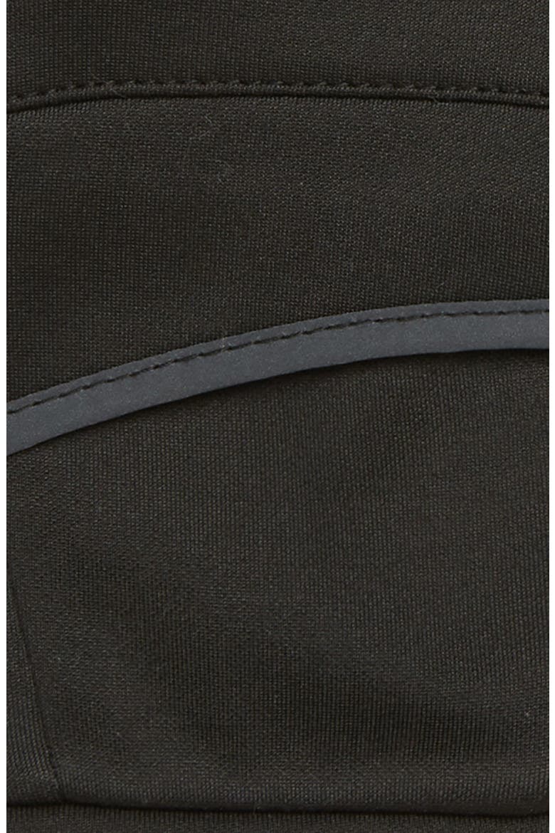 Tech Running Gloves, Alternate, color, BLACK