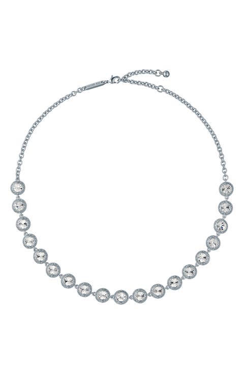 Solanna Solitaire Sparkle Crystal Necklace