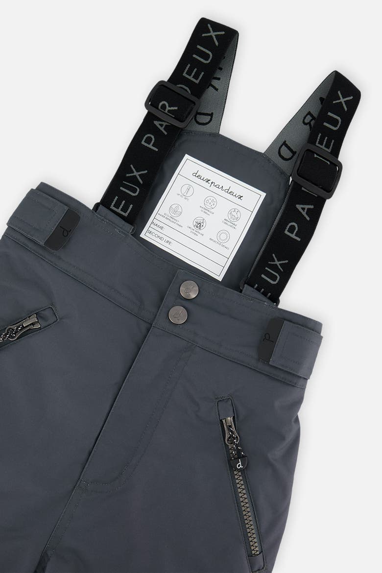 Play Cordura Reinforced Adjustable Suspenders Snow Pants, Alternate, color, Cool Dark Grey