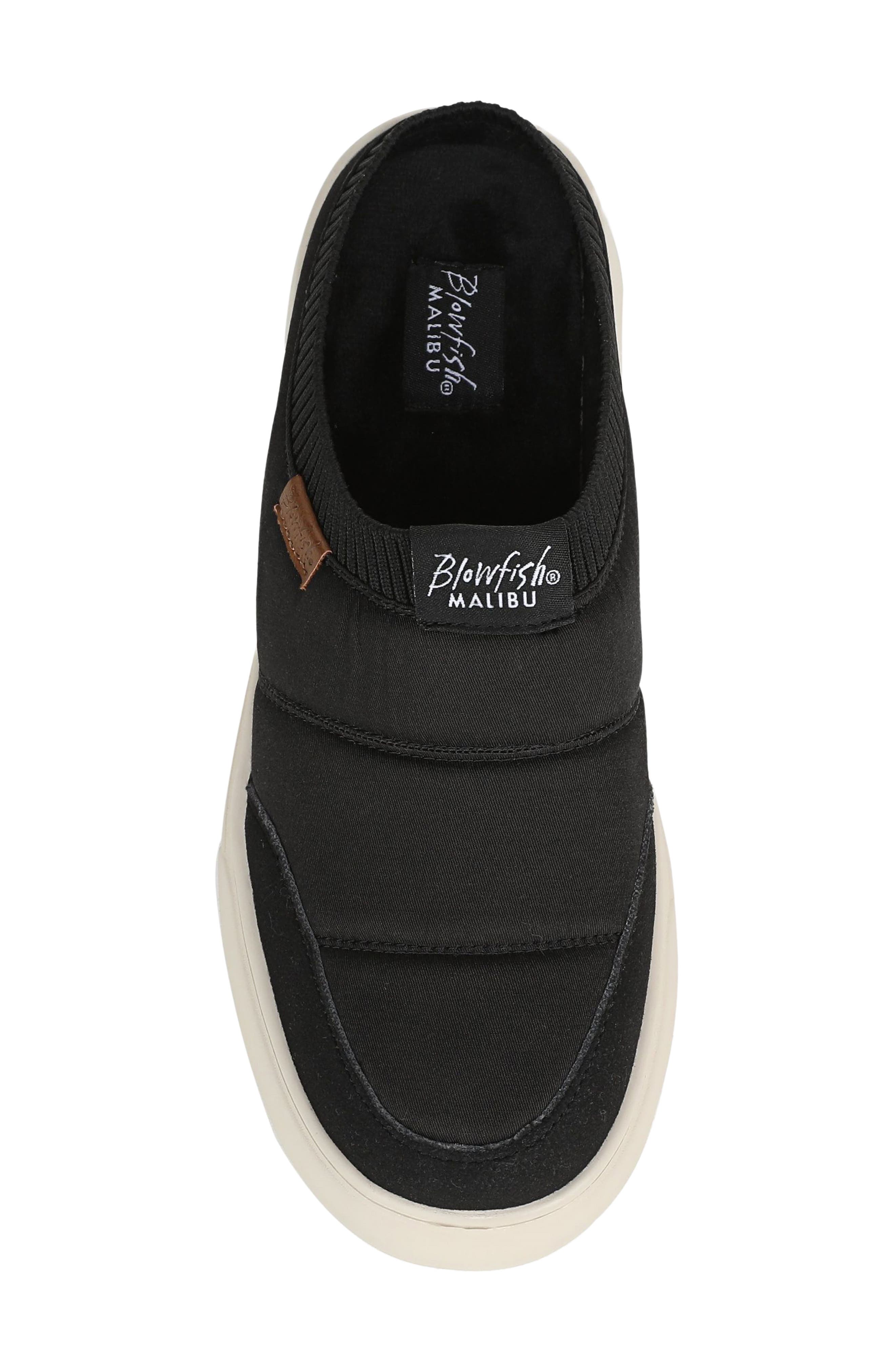 Seadream Mule, Alternate, color, BLACK FAUX SUEDE/ NYLON