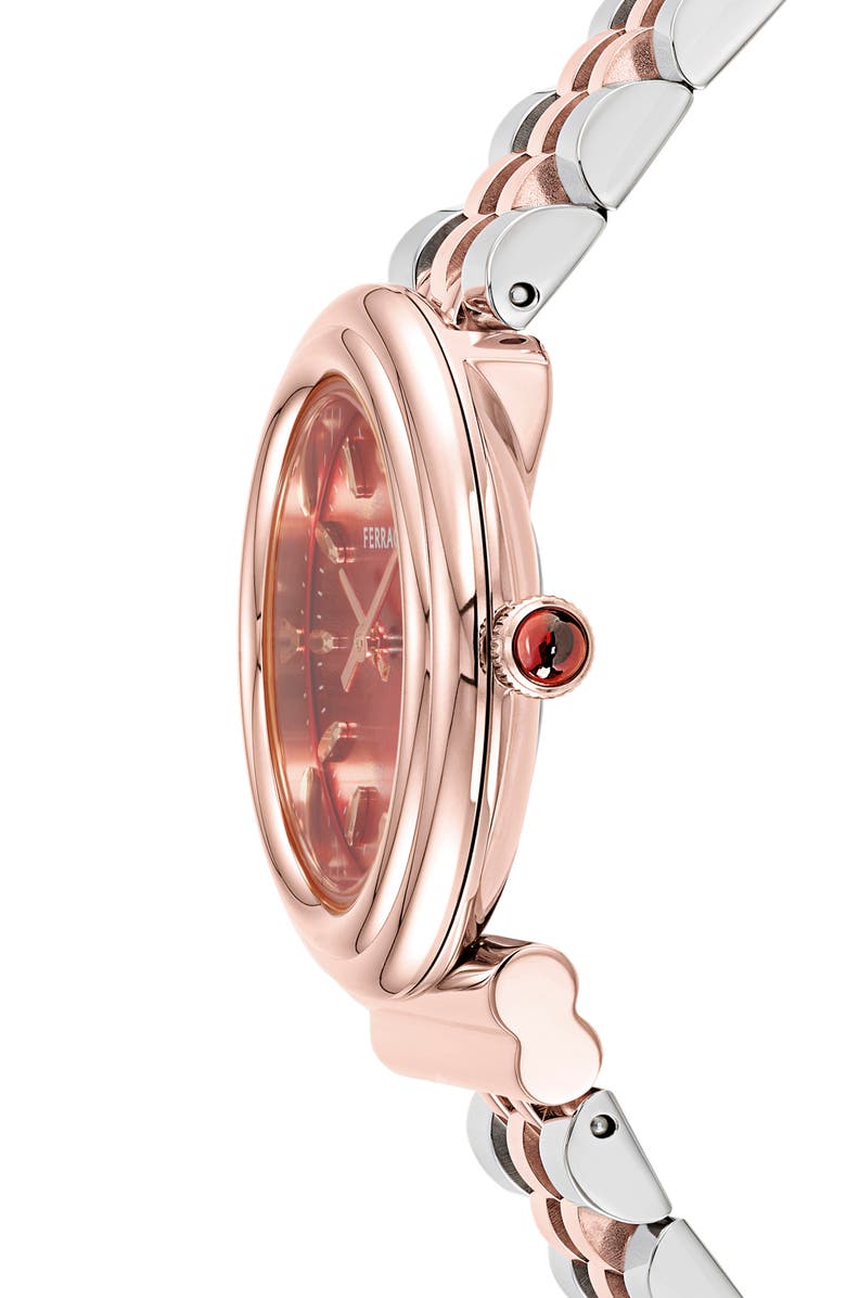 FERRAGAMO Gancini Bracelet Watch, 28mm, Alternate, color, 