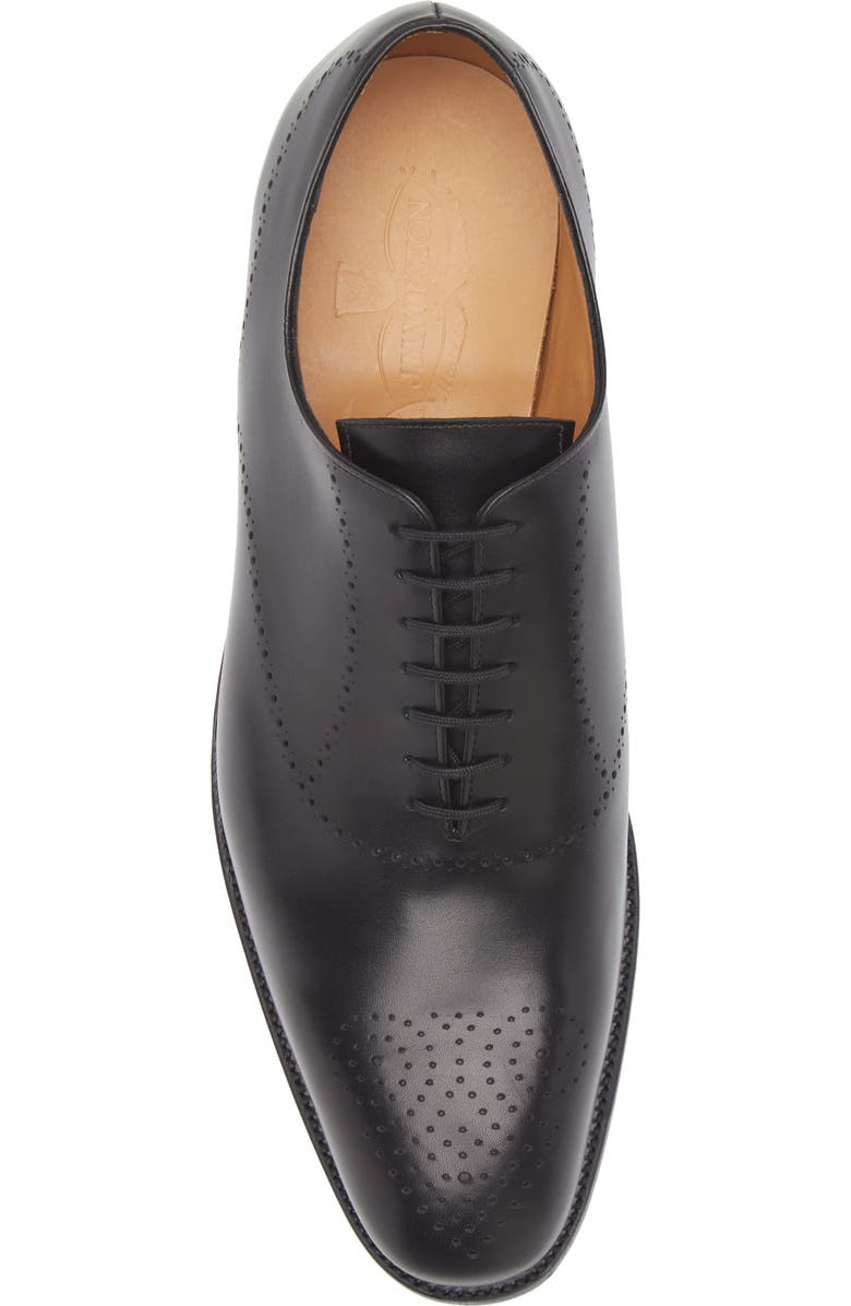 JM WESTON Savile Perforated Wholecut Oxford, Alternate, color, Black