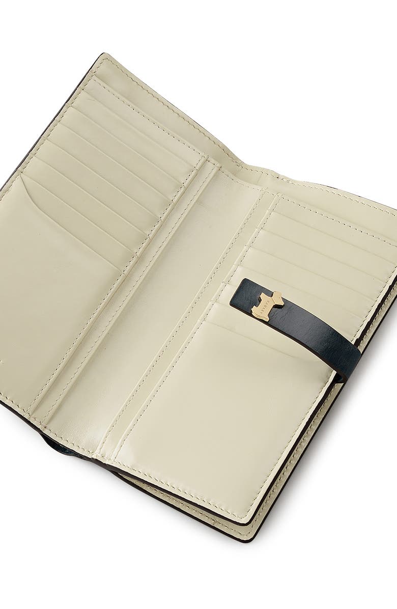 Radley Large Newick Road Leather Bifold Wallet, Alternate, color, Teal