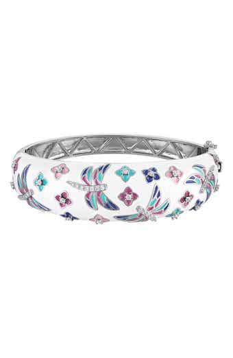 Enamel Dragonfly Bangle