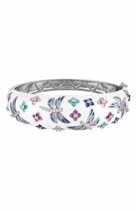 Enamel Dragonfly Bangle