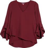 Vince Camuto Flutter Sleeve Tunic