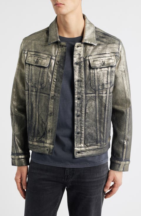 Anthony Foil Trucker Jacket