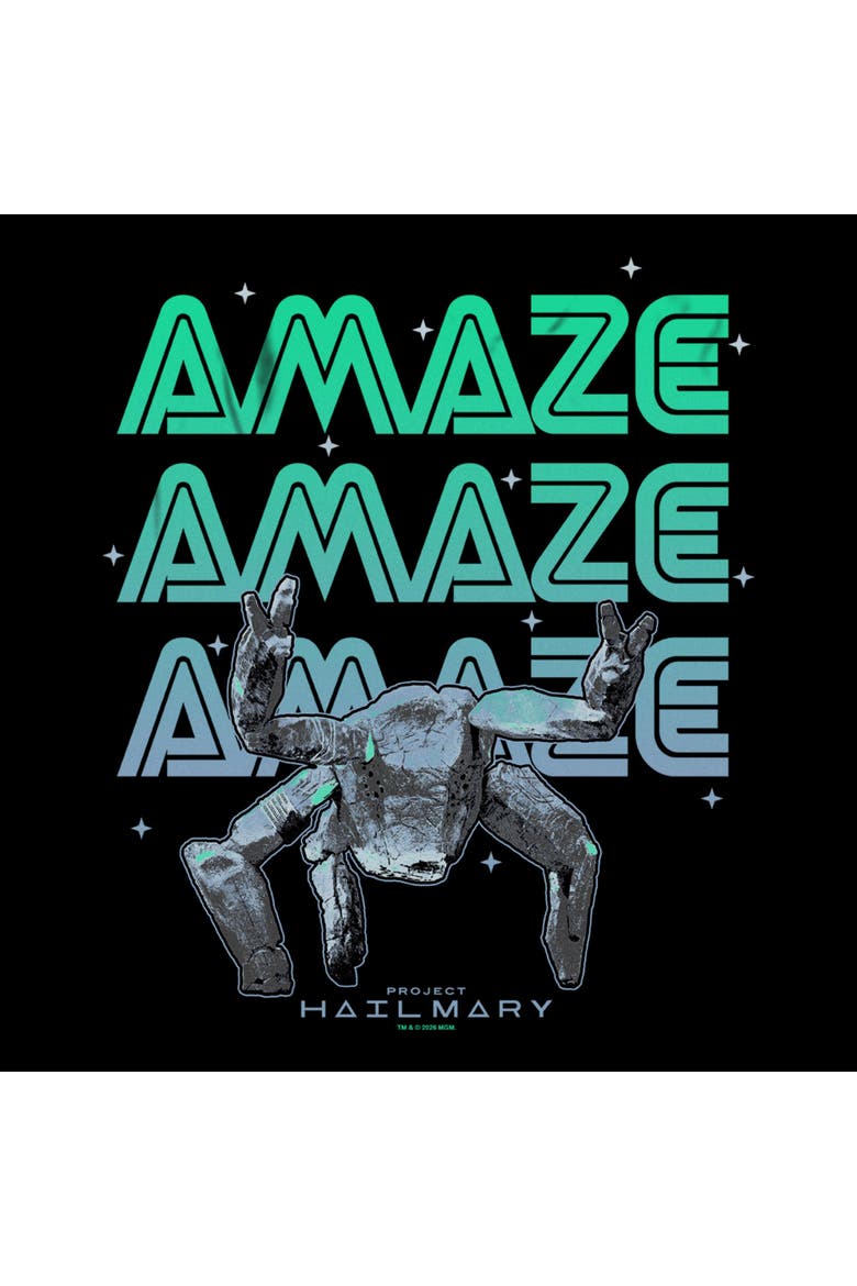 Mens Project Hail Mary Amaze Rocky T Shirt, Alternate, color, Black