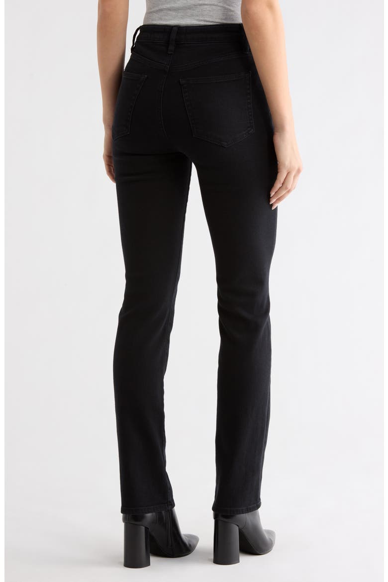 The Pencil Crop High Waist Slim Straight Leg Jeans, Alternate, color, LEVITATE