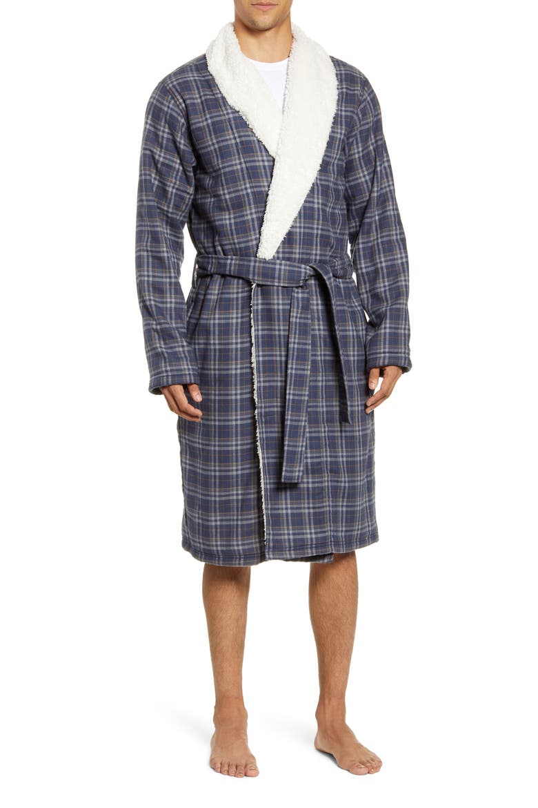 Kalib Robe, Main, color, NAVY PLAID