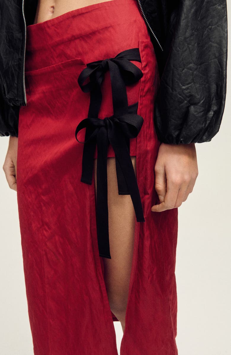 MANGO Multiposition Textured Skort, Alternate, color,