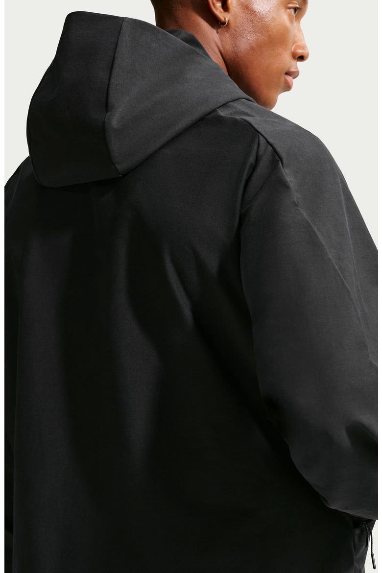 Sportswear Tech Full-Zip Hooded Knit Windrunner Jacket, Alternate, color, BLACK
