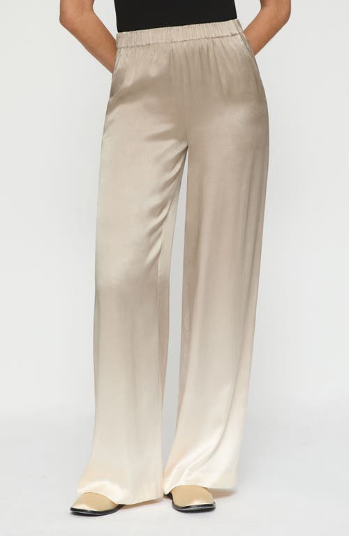 Lafayette 148 Riverside Silk Ombre Pants In Hickory Multi