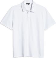 Vince Regular Fit Garment Dyed Cotton Polo