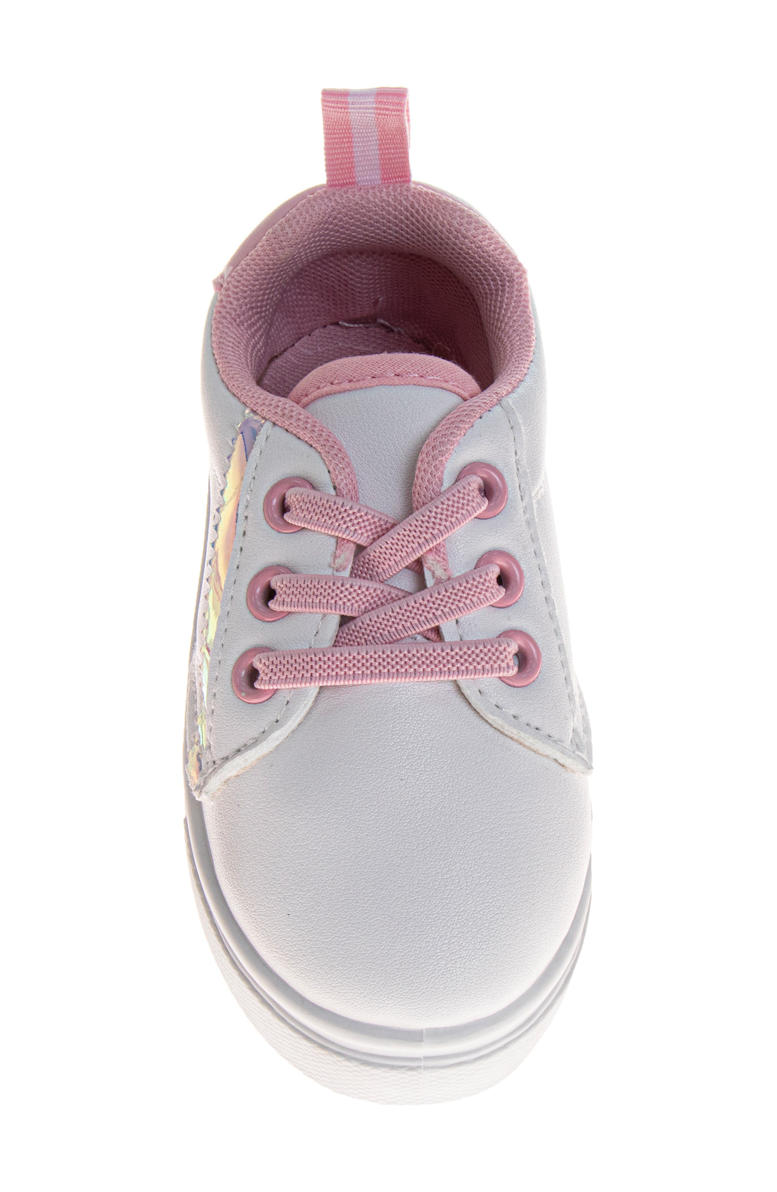 Laura Ashley Lace-Up Sneaker, Alternate, color, White/ Pink