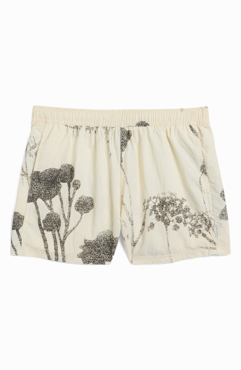 AUTO-REPLY<sup>™</sup> Print 4-Inch Nylon Swim Trunks, Alternate, color, Beach Brush/Natural