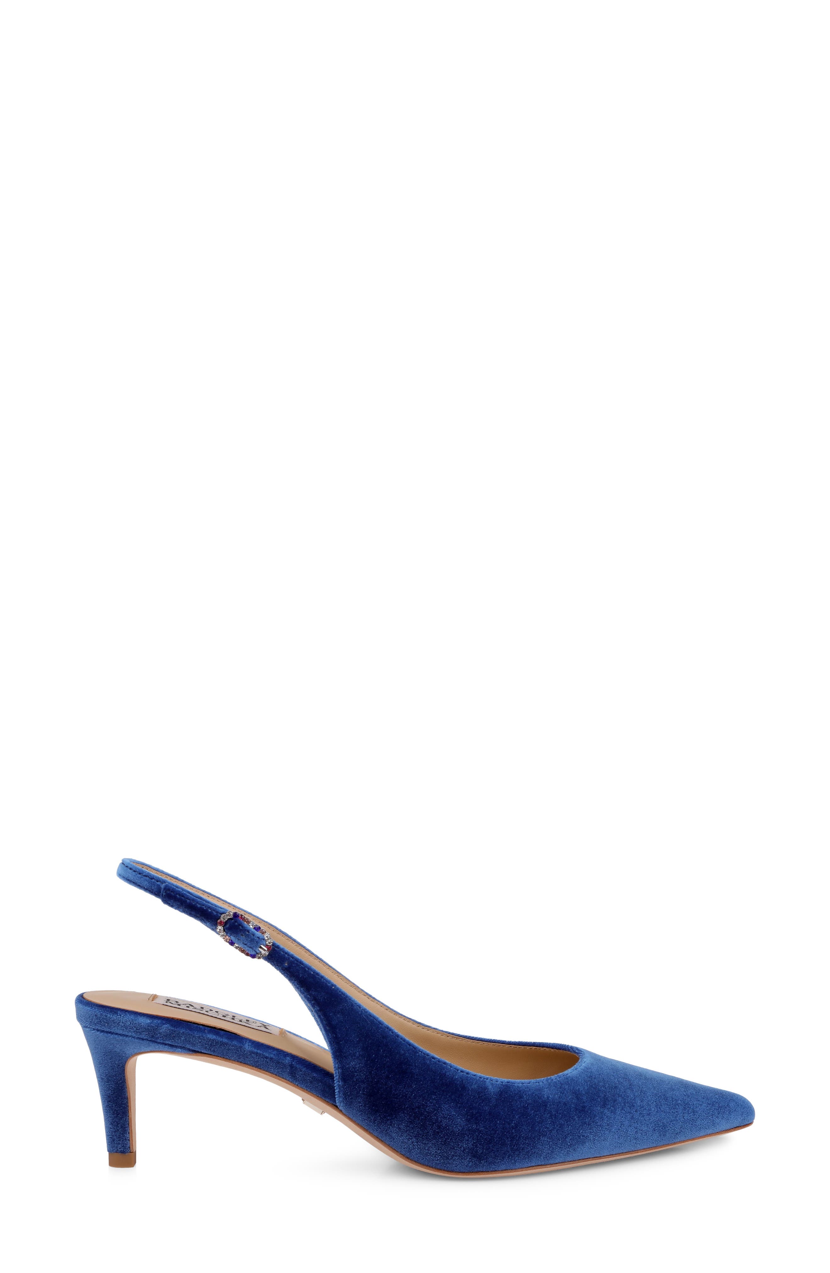 Ruthie Slingback Pointed Toe Pump, Alternate, color, NAVY VELVET