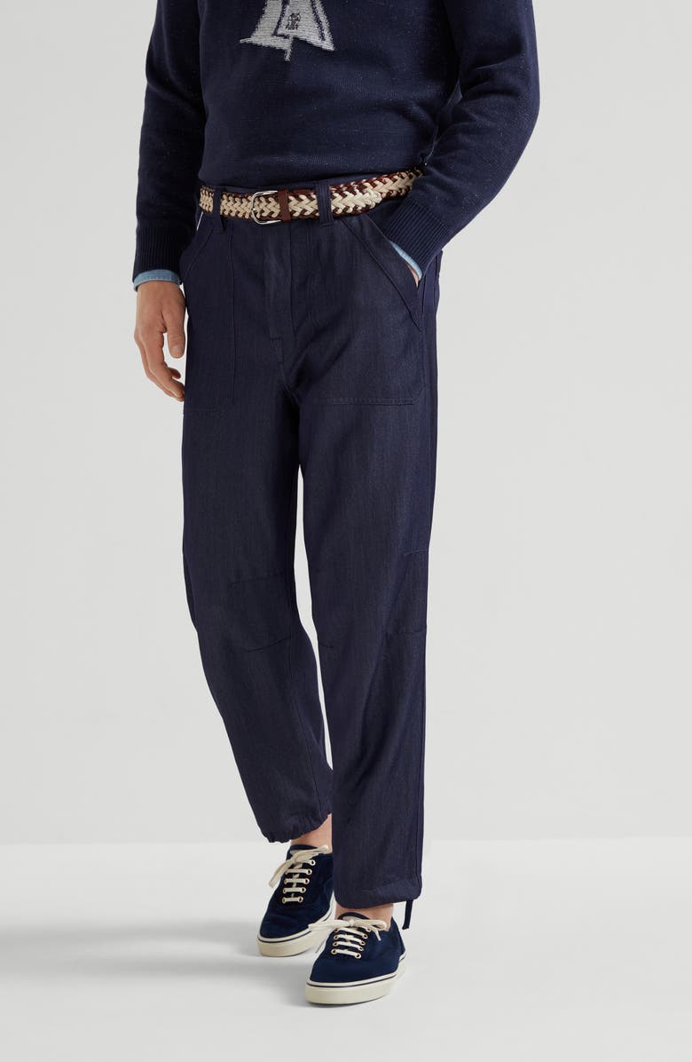 Brunello Cucinelli Twill trousers, Alternate, color, 