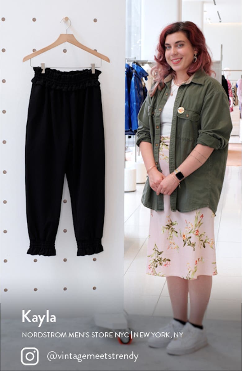 Ruffle Joggers, sales video thumbnail