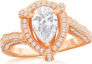 SOUZANA by Suzy Levian 18K Rose Gold 1.20ct Yellow Diamond & 0.70cttw Diamond Ring