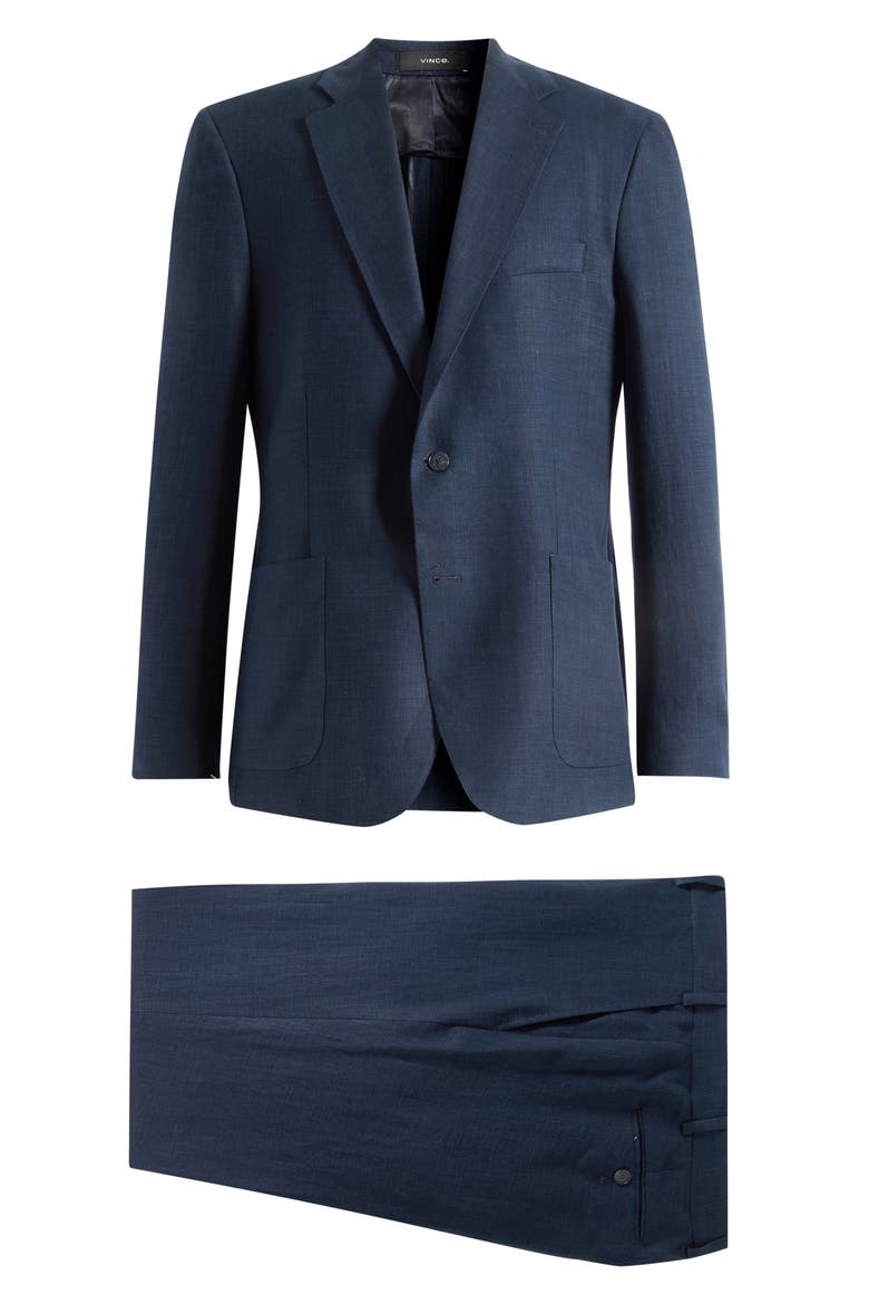 Icon Relaxed Fit Linen Suit, Main, color, COASTAL