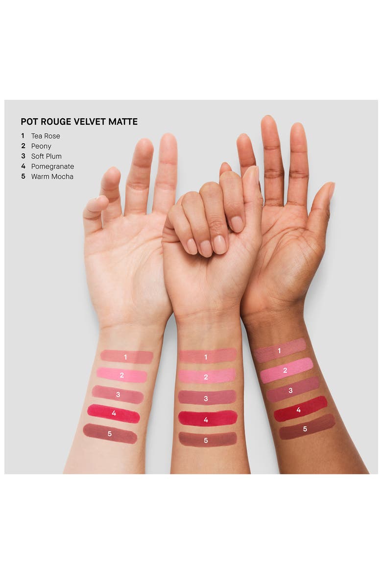 Pot Rouge Velvet Matte Cream Blush for Cheeks & Lips, Alternate, color, POMEGRANATE