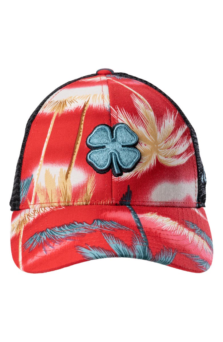 Black Clover Island Luck 23 Snapback Cap, Main, color, Tropical