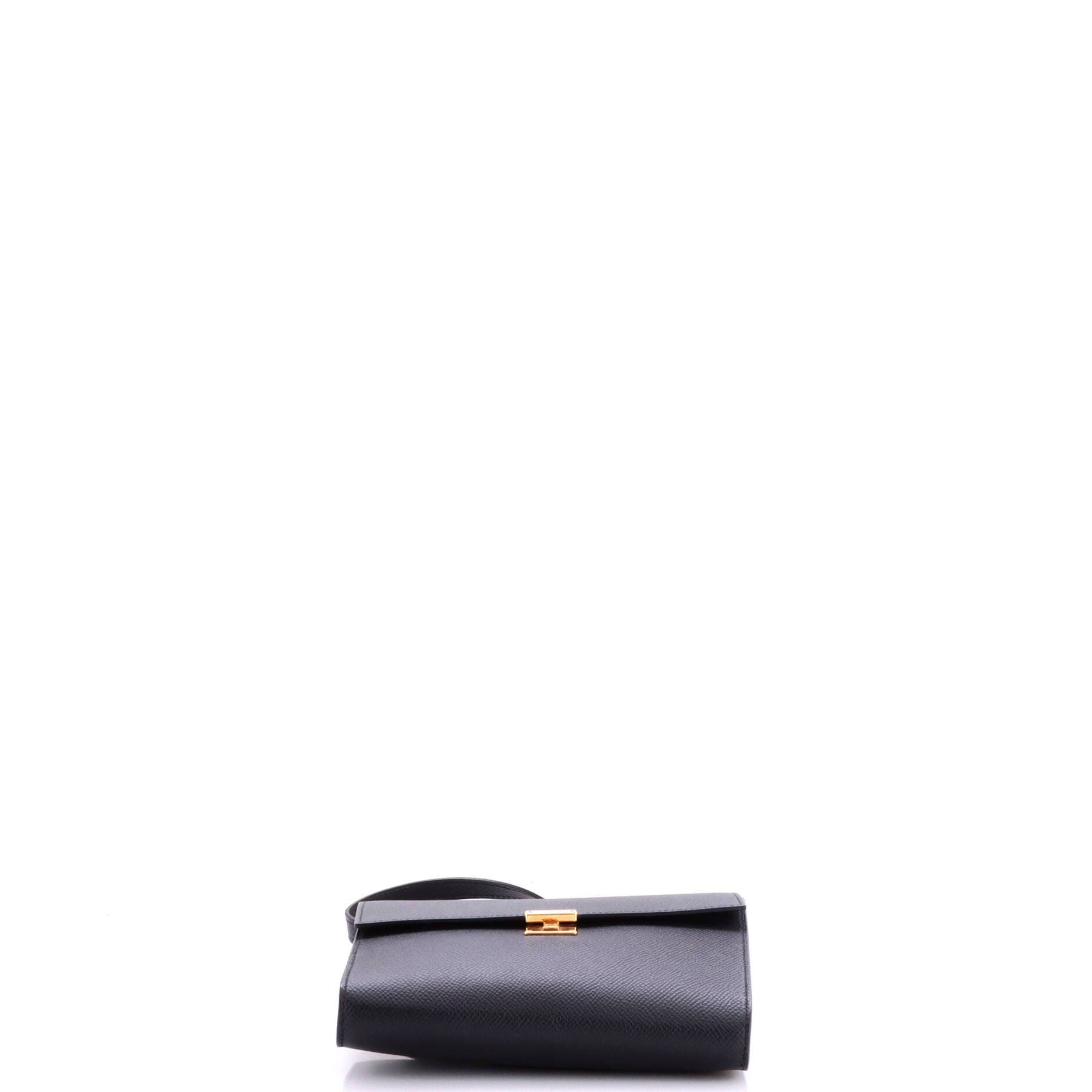 Clic Wallet on Strap Epsom 16, Alternate, color, Black