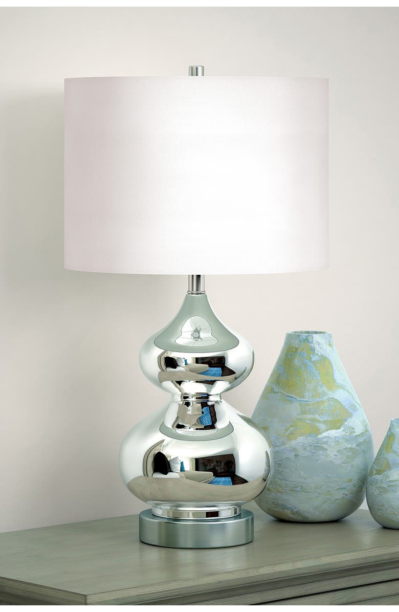 ADDISON AND LANE Katrin Table Lamp - Nickel Plated Glass, Alternate, color, 
