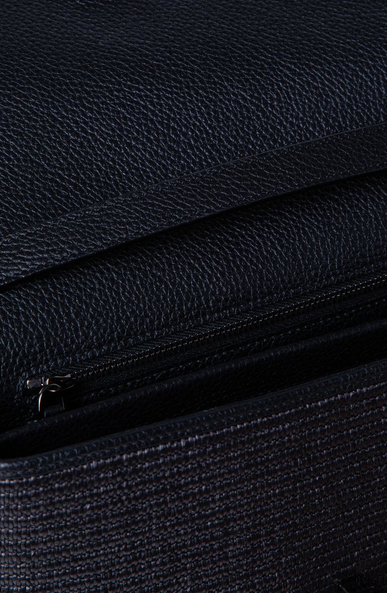 Akris Small Anouk Woven Raffia Crossbody Bag, Alternate, color,