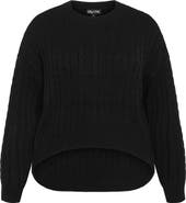City Chic Kenia Cable Stitch Sweater