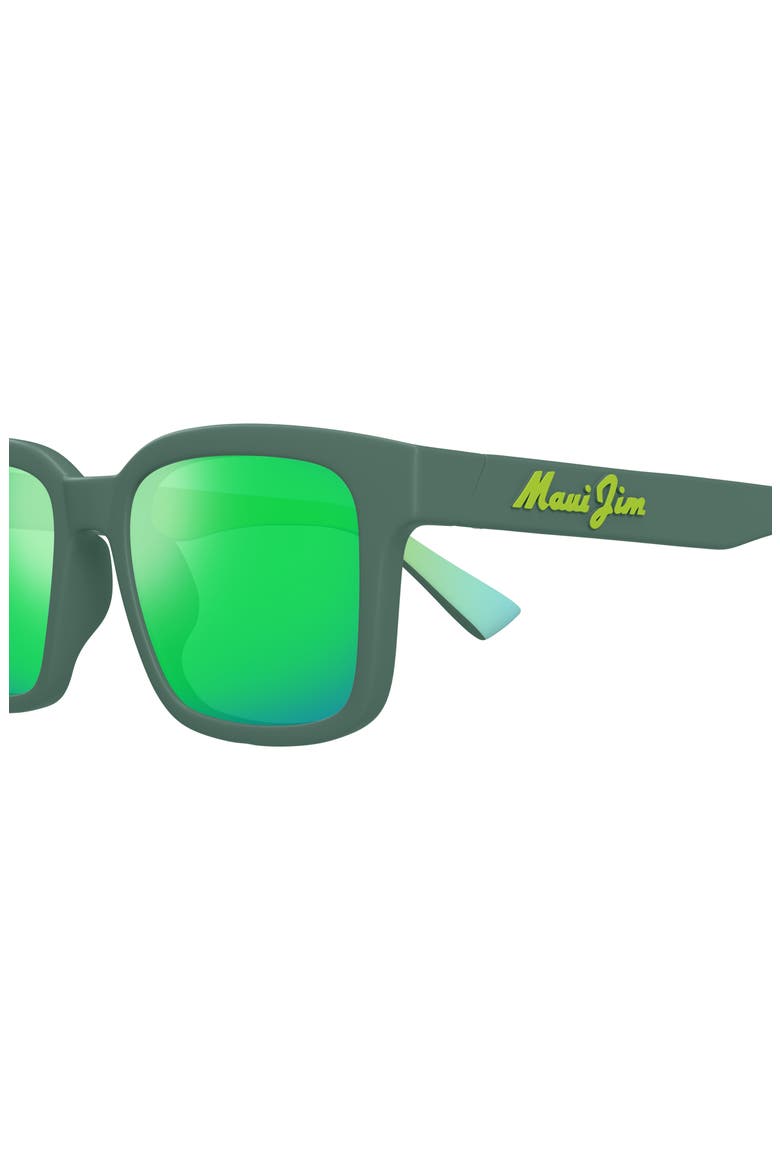 Opiopio AF 54mm PolarizedPlus2® Rectangular Sunglasses, Alternate, color, MATTE GREEN W/ GREENS GRAD INT