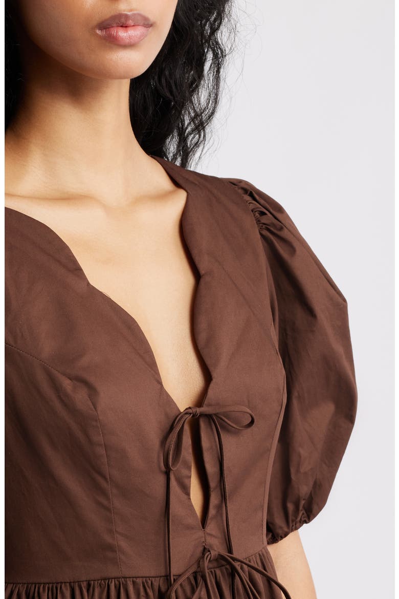 Karla Maxi Dress, Alternate, color, BITTER CHOCOLATE