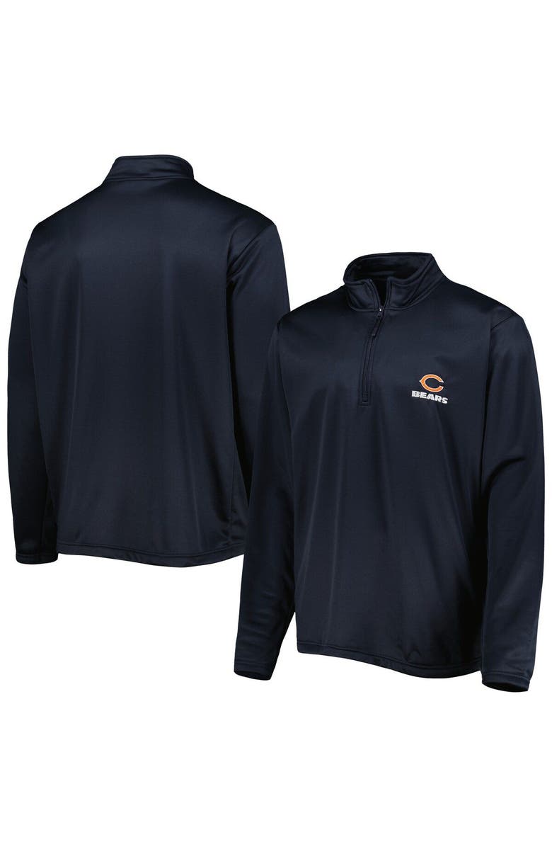 DUNBROOKE Men's Dunbrooke Navy Chicago Bears All-Star Tech Quarter-Zip Top, Alternate, color, Navy