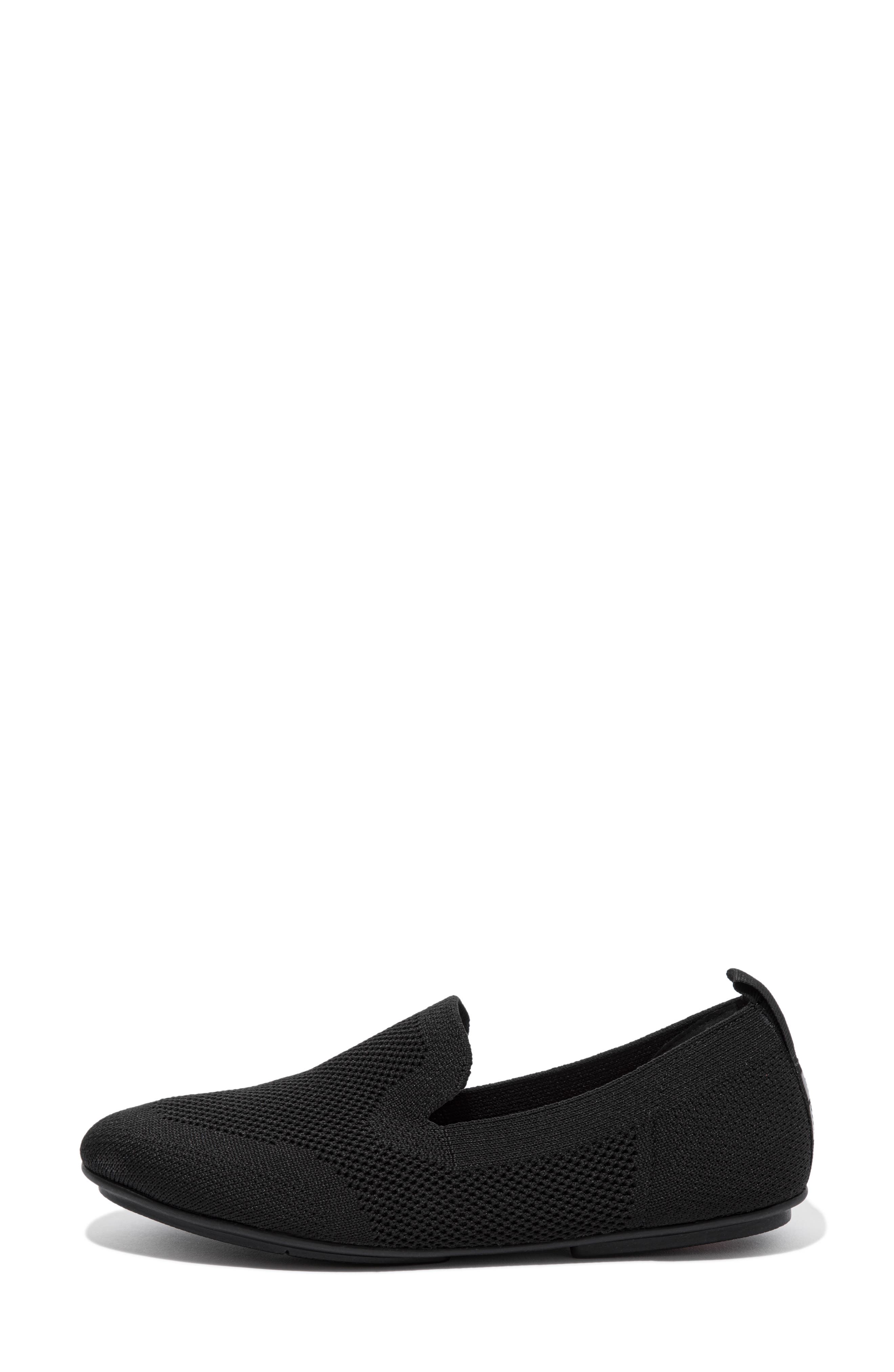 FitFlop Allegro Knit Loafer, Alternate, color, All Black