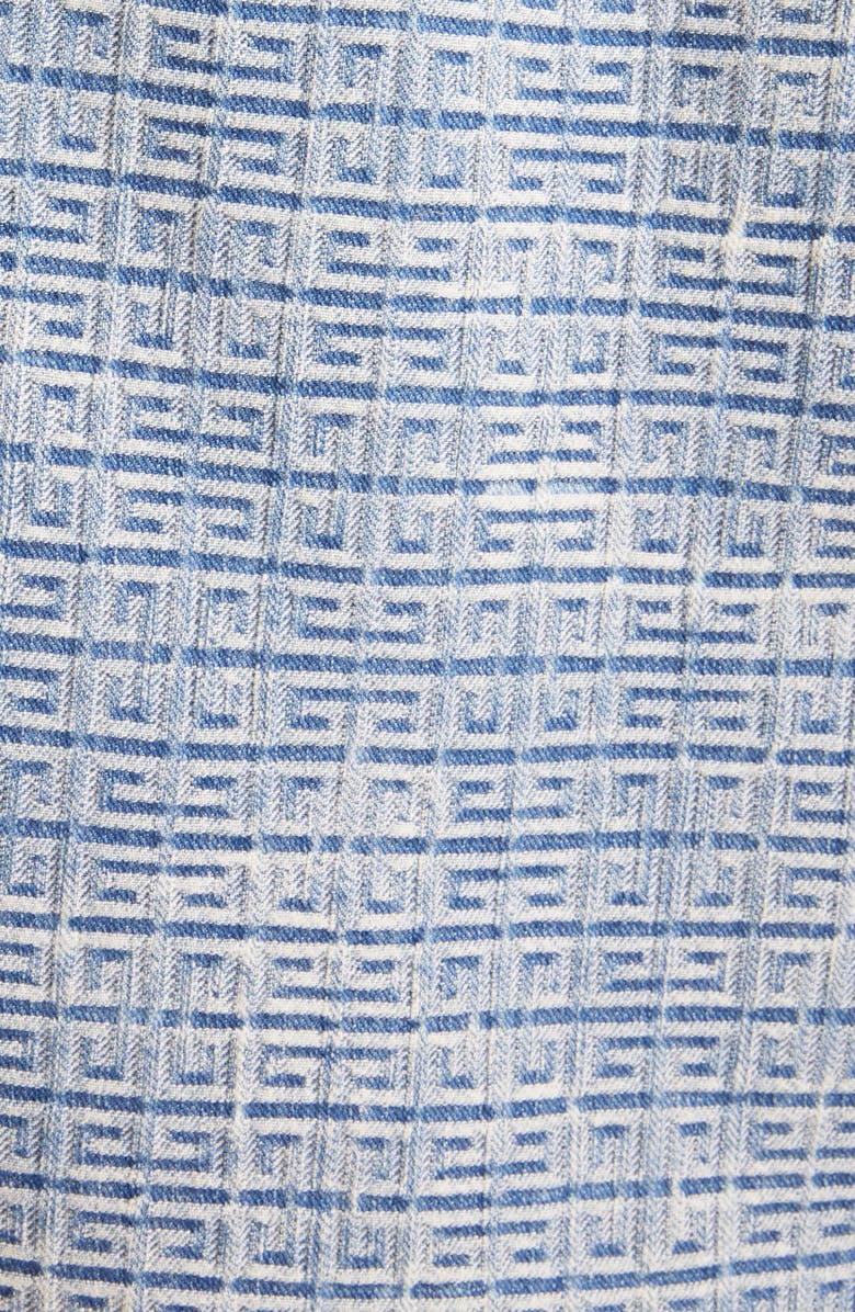 Givenchy Classic Fit 4G Jacquard Denim Jacket, Alternate, color,