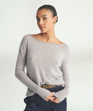 NAADAM Lightweight Cashmere Boatneck Sweater