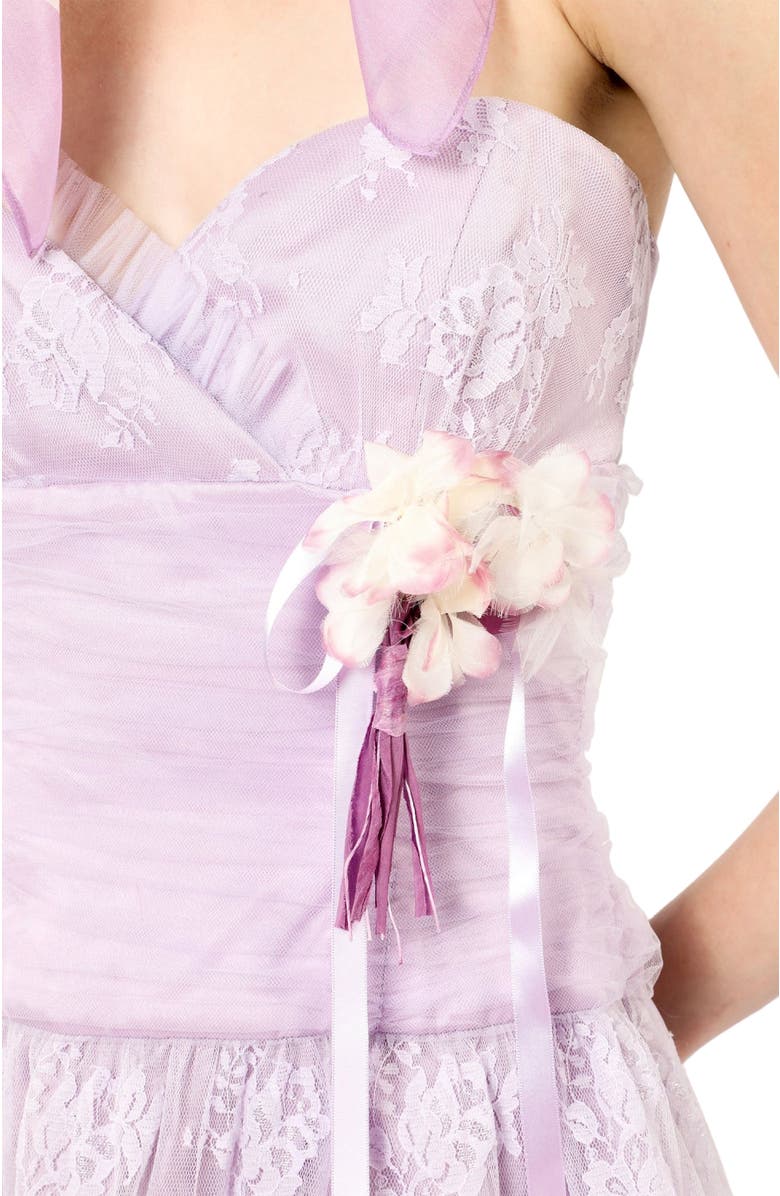 Anna Sui Party Girl Lace Dress, Alternate, color, Lavender