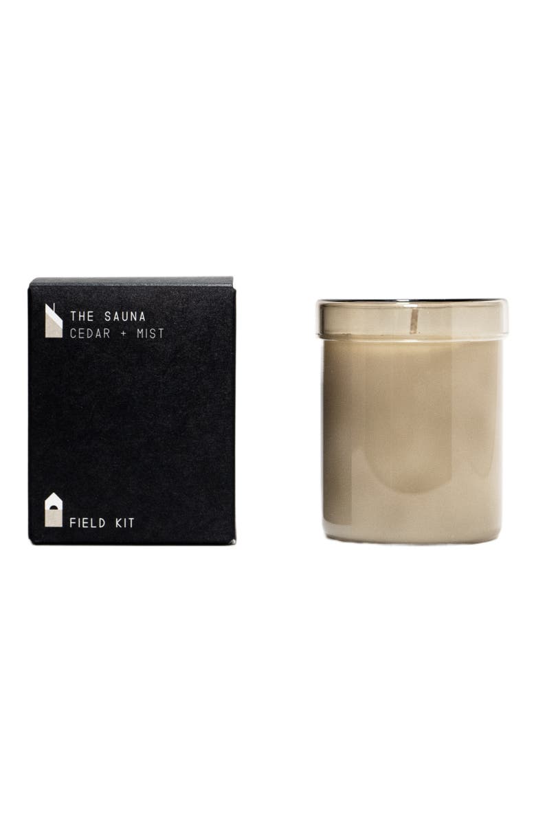 Field Kit The Sauna Candle, Main, color, Grey