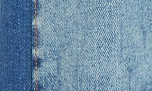 Veronica Beard Beverly High-rise Skinny Flare Patchwork Jeans In Blue