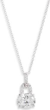 Nordstrom Delicate Cubic Zirconia Pendant Necklace