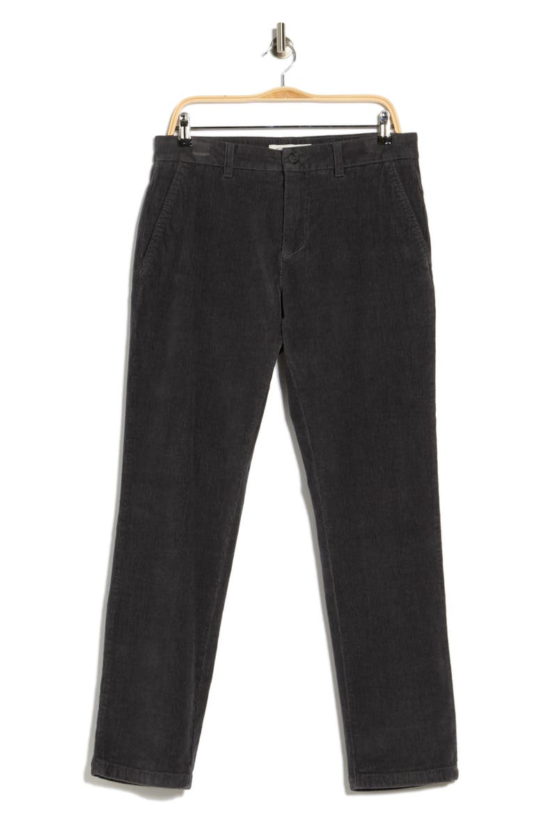 Slim Fit Corduroy Pants, Alternate, color, GREY FORGED