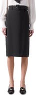 LK Bennett Tabitha Belted Midi Pencil Skirt